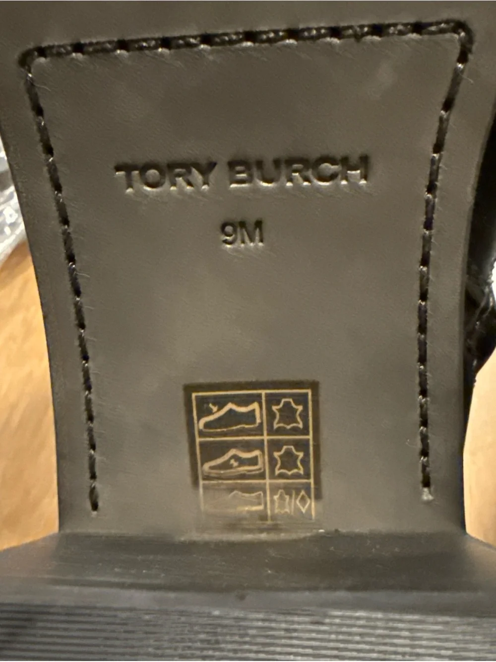 New Tory Burch Casual Zip Up Bootie, Calf Leather, New  Size 9